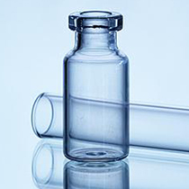 Picture of 9 ml Injection bottle, amber Type 1 Tubular glass