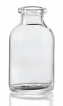 Picture of 30 ml injection bottle, clear, type 1 moulded glass